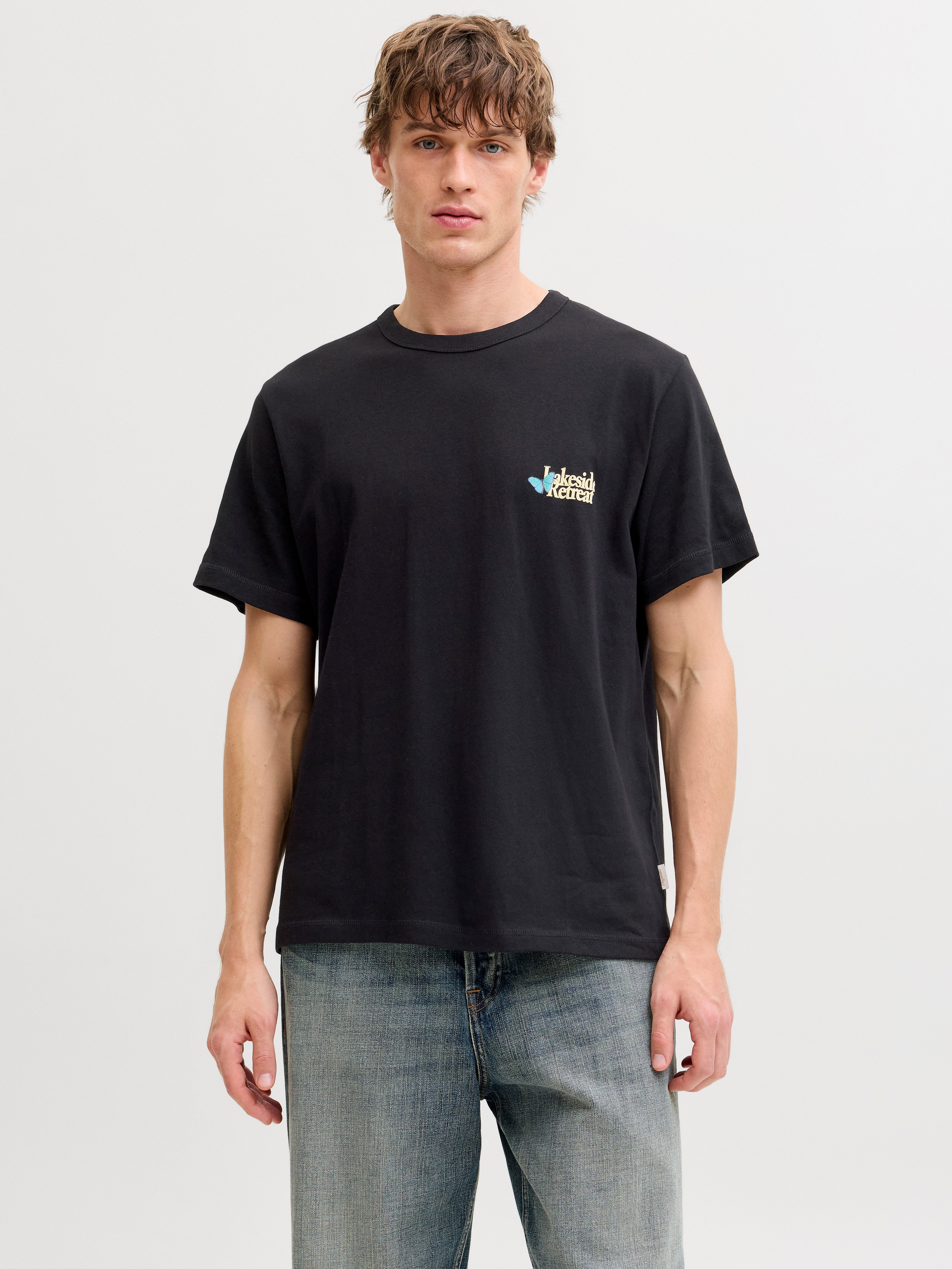 Jack & Jones T-Shirt JORMONTAUK MULTICOLOR GRAPHIC TEE CN