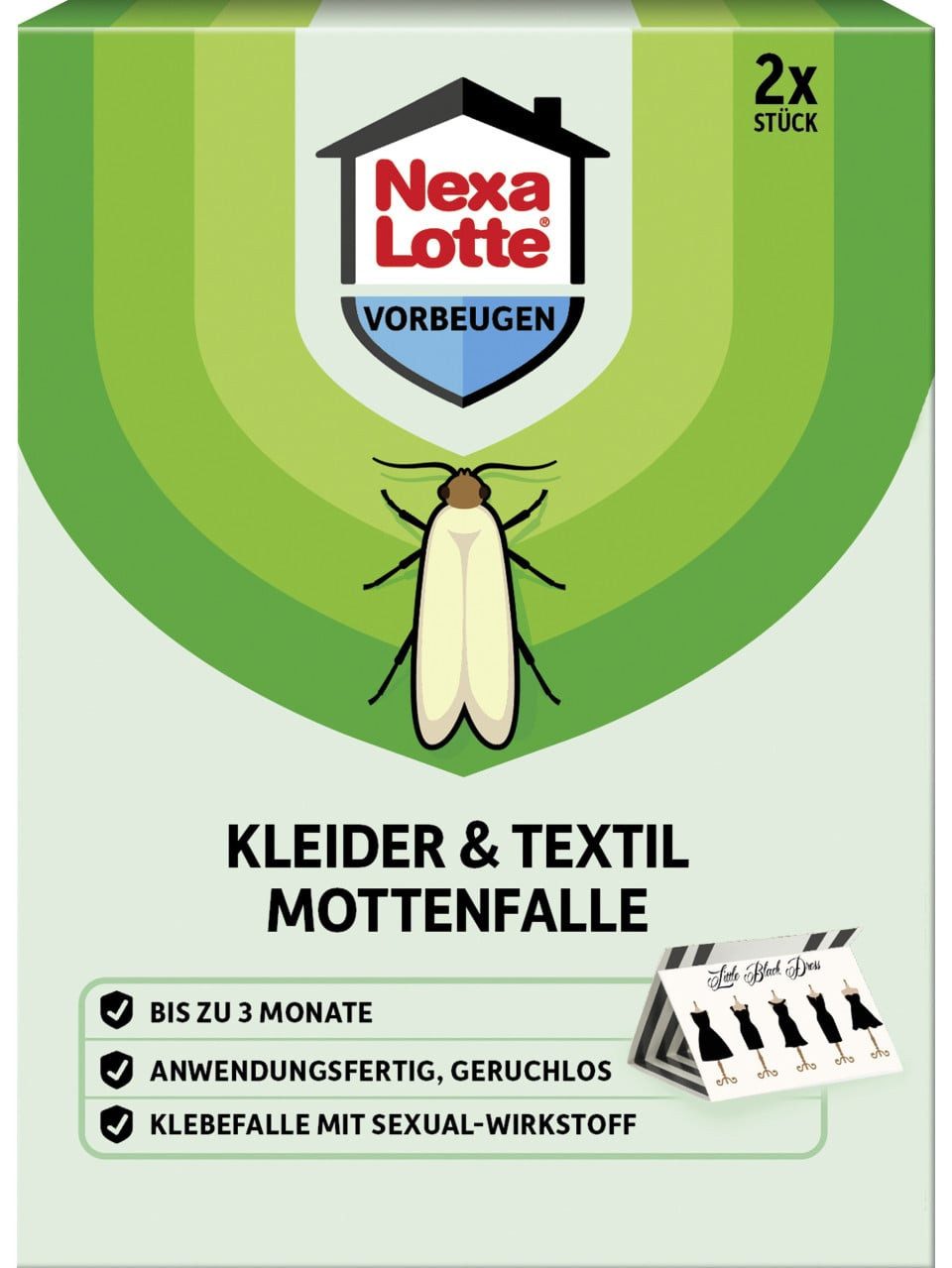 Nexa Lotte Klebefalle Nexa Lotte Kleider & Textilschutz Mottenfalle 2
