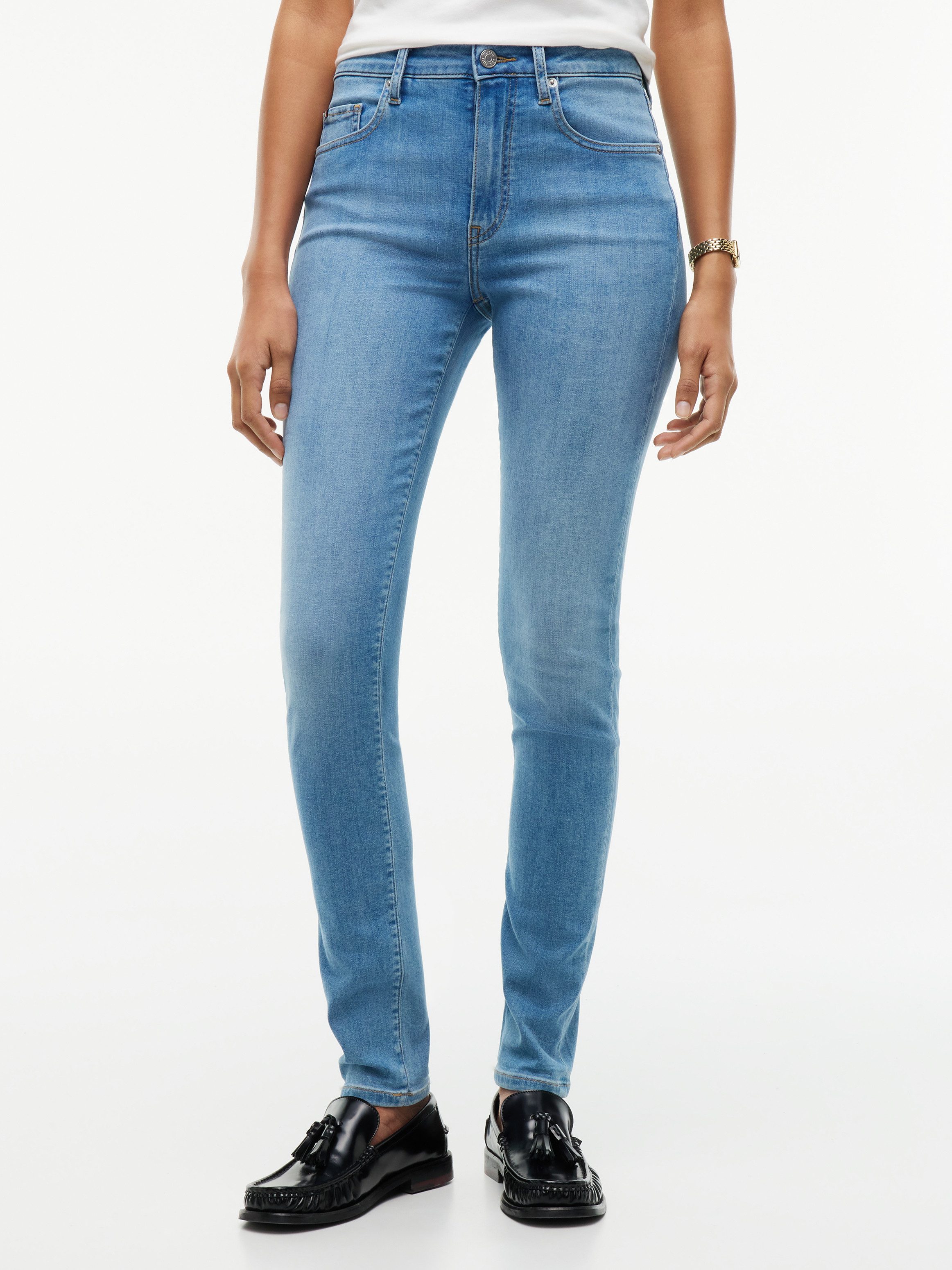 Tommy Hilfiger Skinny-fit-Jeans COMO Skinny RW ACE mit Logo-Badge und knöchellangem Schnitt Baumwollmischung, skinny fit
