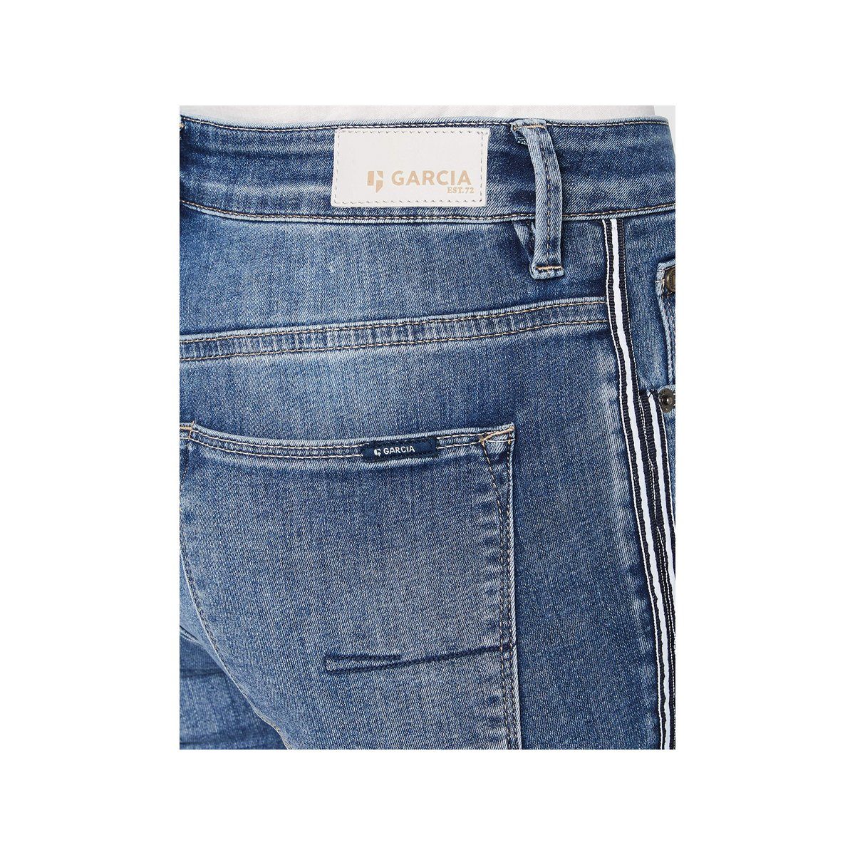 5-Pocket-Jeans (1-tlg) regular Garcia blau