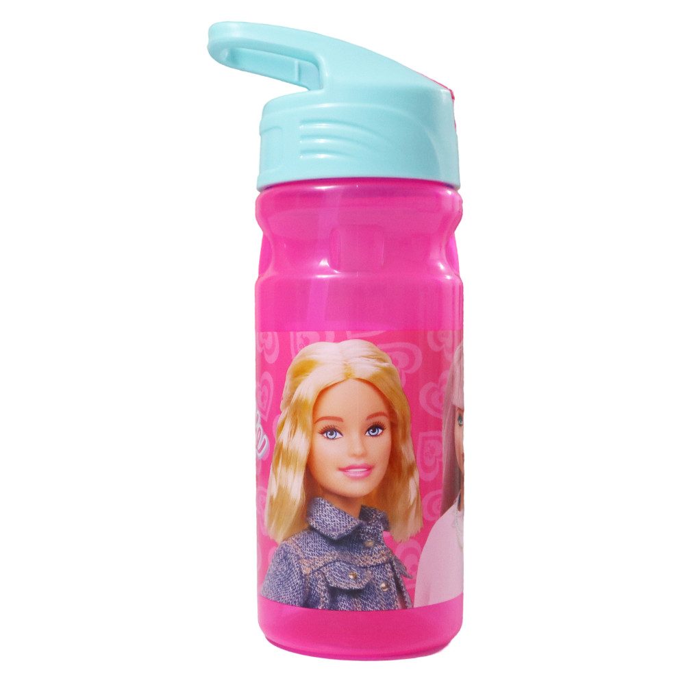Barbie Trinkflasche Barbie Kinder Sport Wasserflasche Flasche Trinkhalm Griff 500 ml