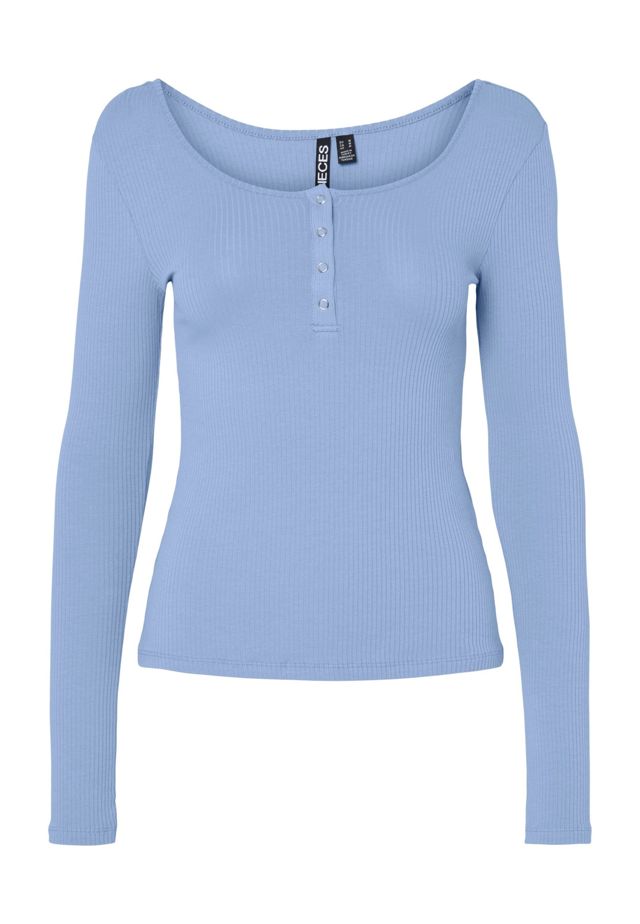 pieces Langarmshirt PCKitte (1-tlg) Plain/ohne Details günstig online kaufen