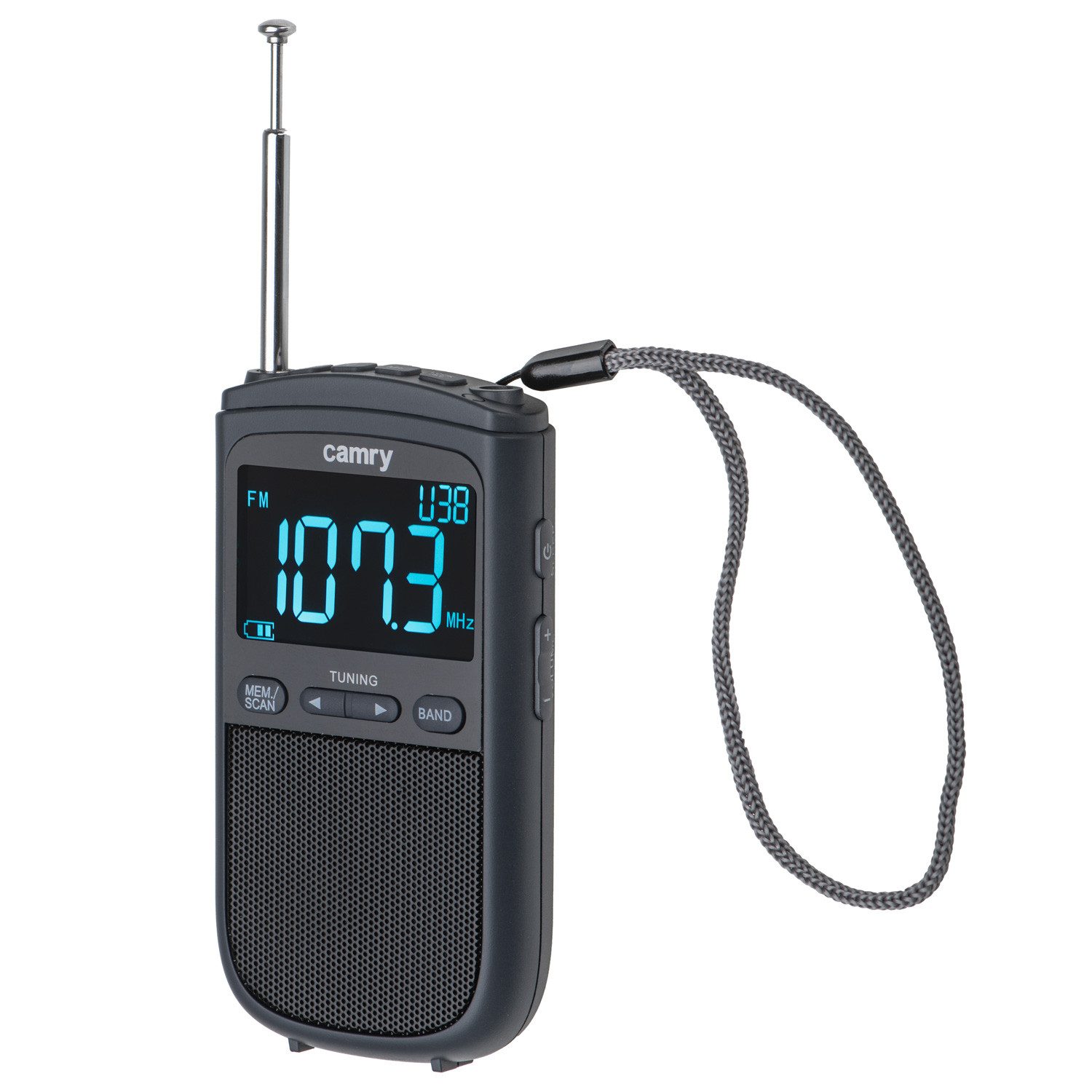 Camry Camry CR 1905 Tragbares Mini-Radio 6x2x11cm LCD-Anzeige USB Radio