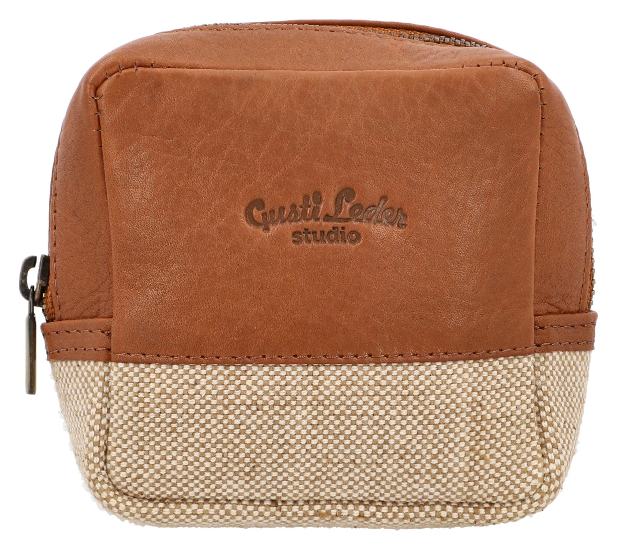 Gusti Leder Kulturbeutel Gusti Leder Waschtasche Clara (1-tlg)