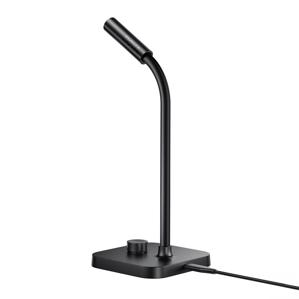 BOYA Mikrofon Tischmikrofon Konferenzmikrofon (Spar-Set, 1-tlg), 192 kHz Soundkarte, ENC-Rauschreduzierung, USB-C