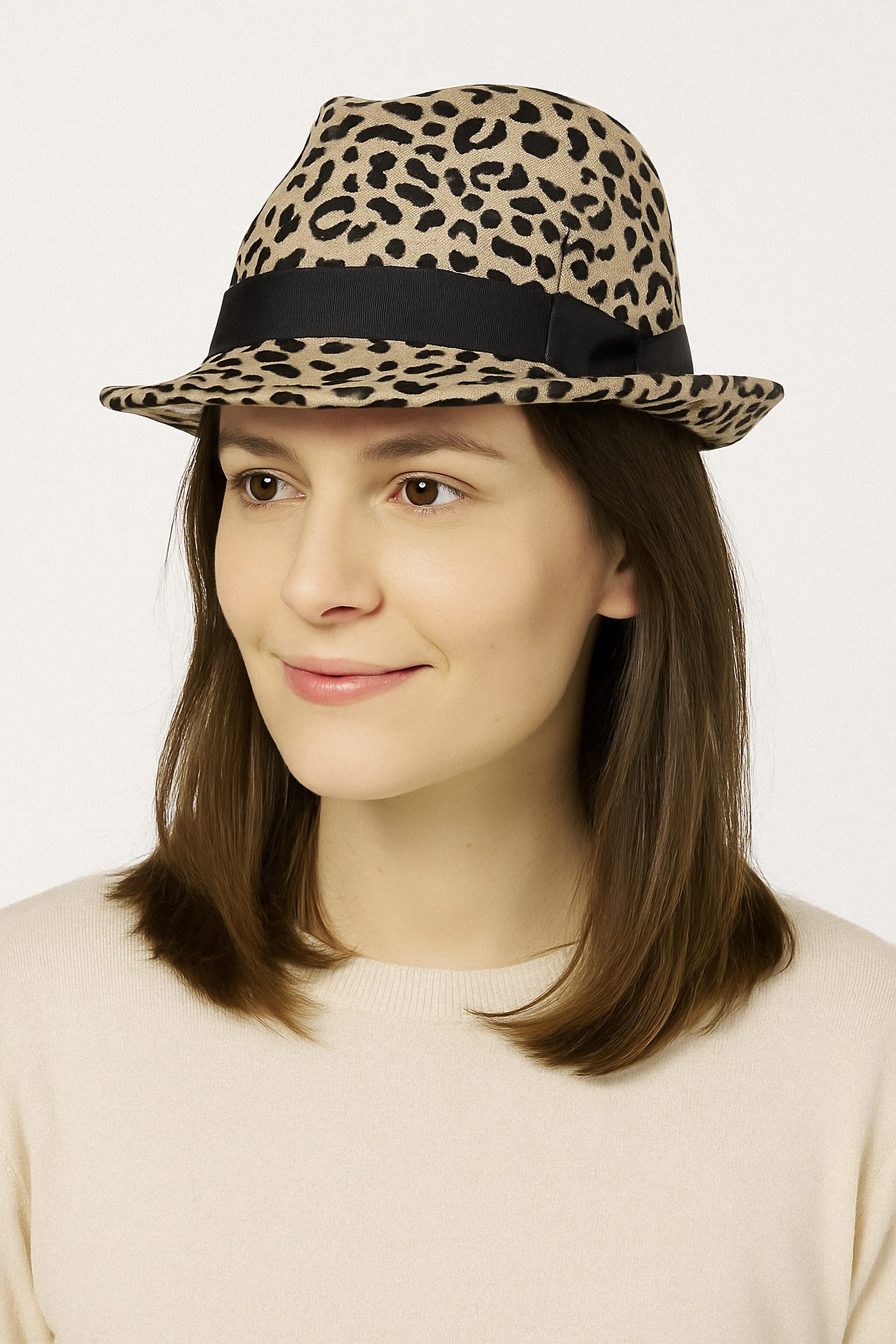 COLLEZIONE ALESSANDRO Fedora Leo Modern (1-St) aus 100% Wolle, Made in Italy