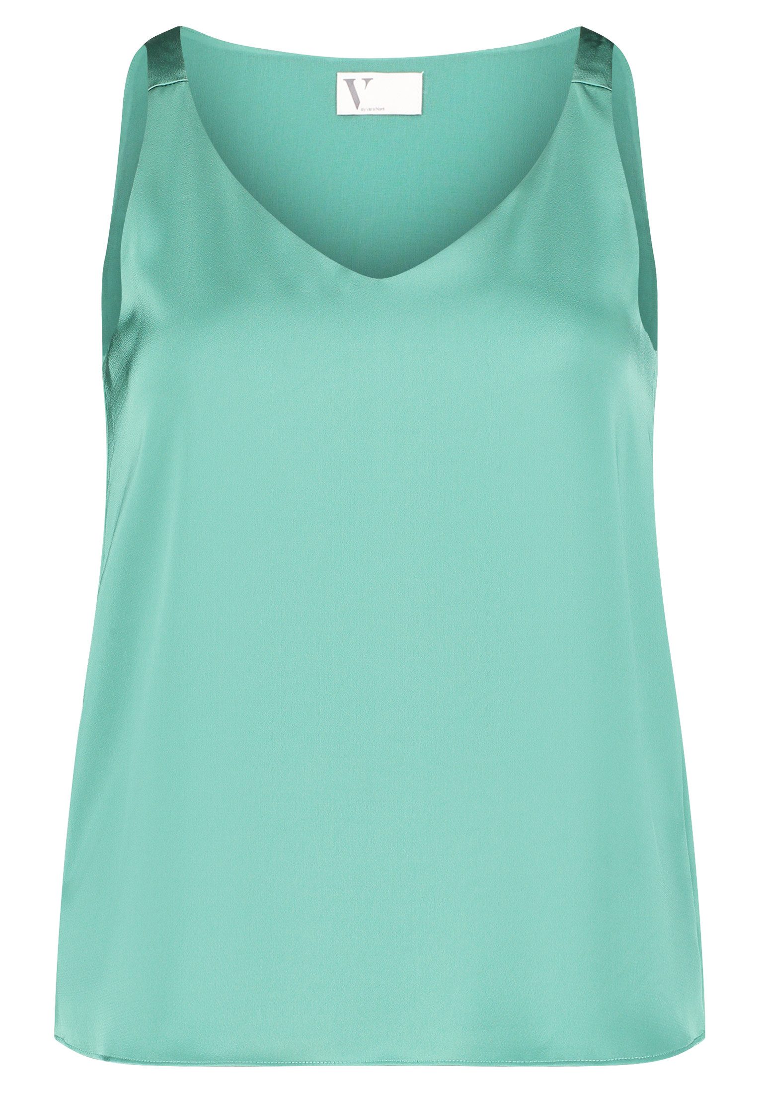 Vera Mont Satinbluse "Damen Satin-Bluse mit V-Ausschnitt" günstig online kaufen