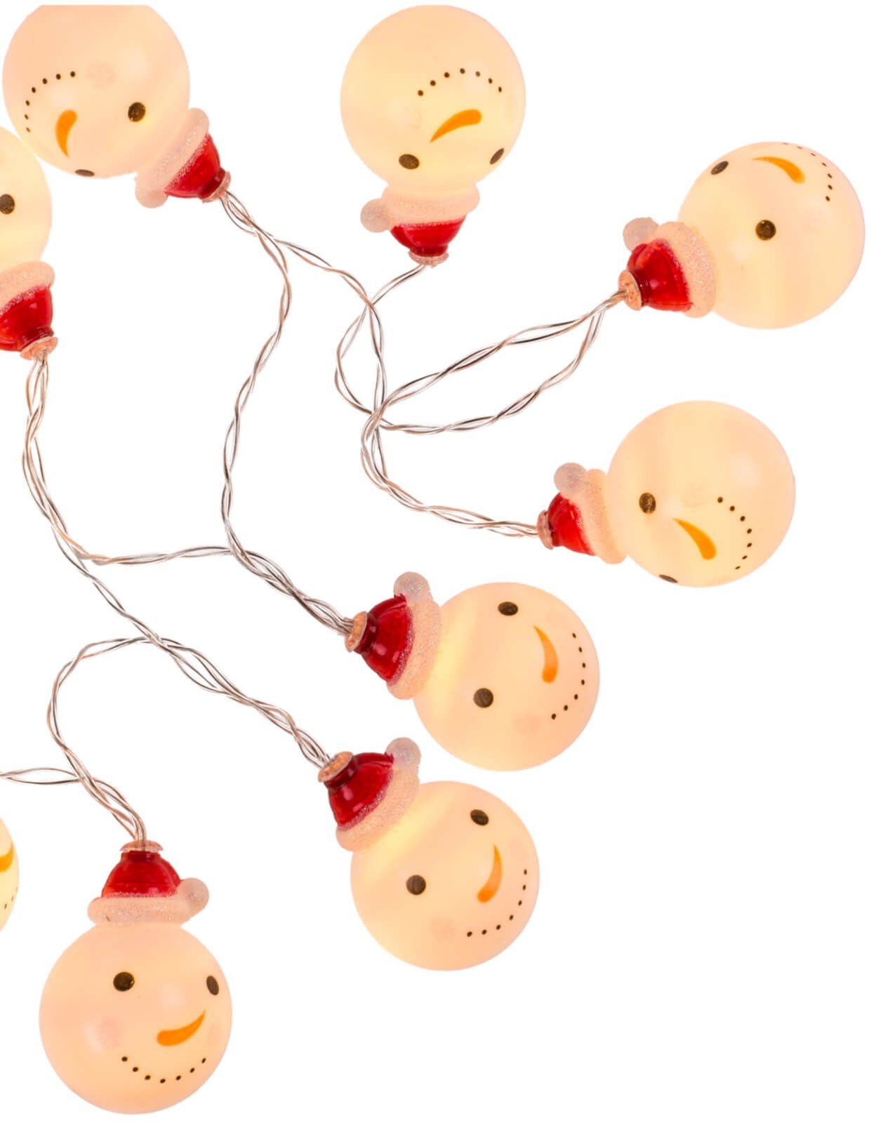 Out of the Blue LED-Lichterkette LED Schneemann Lichterkette 10 LEDs Weihna günstig online kaufen