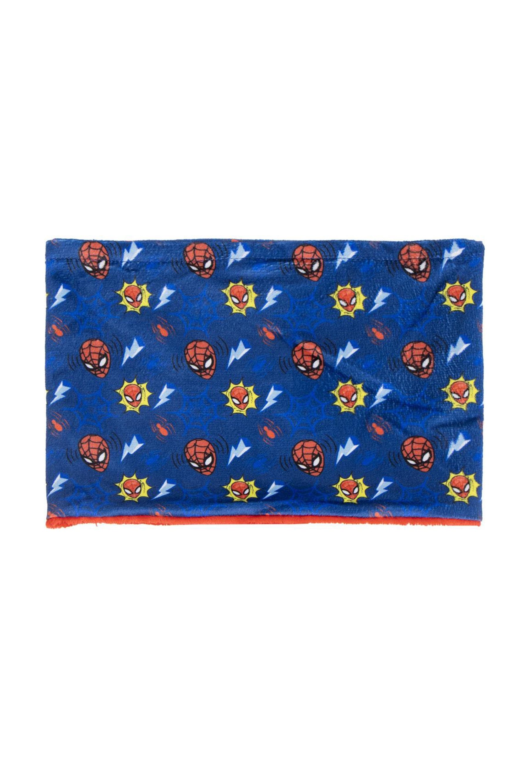 Parure de lit réversible Spiderman Araignée - 140 cm x 200 cm - Bleu