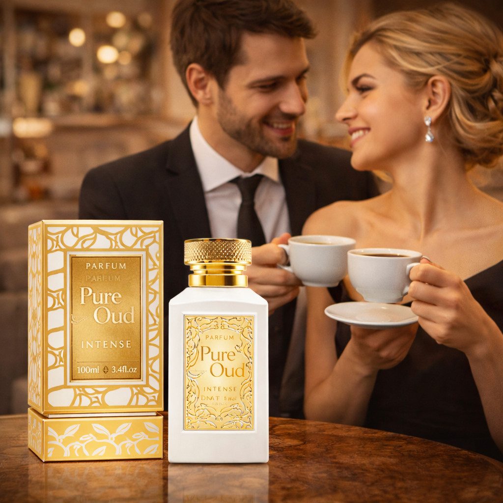Attar & Co London Eau de Parfum Pure Oud Classic & Intense Unisex, Rosmarin, Cistus, Zedernholz 100 ml, 1-tlg., Hergestellt in England, Orientalisch Holzig Duft