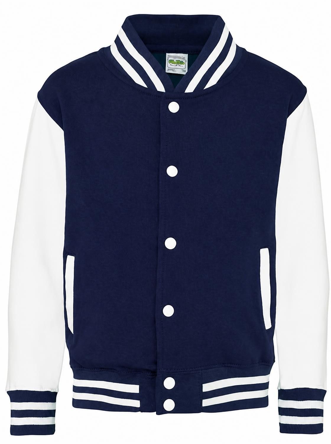 Just Hoods Outdoorjacke Kinder College Jacke Kids Varsity Jacket