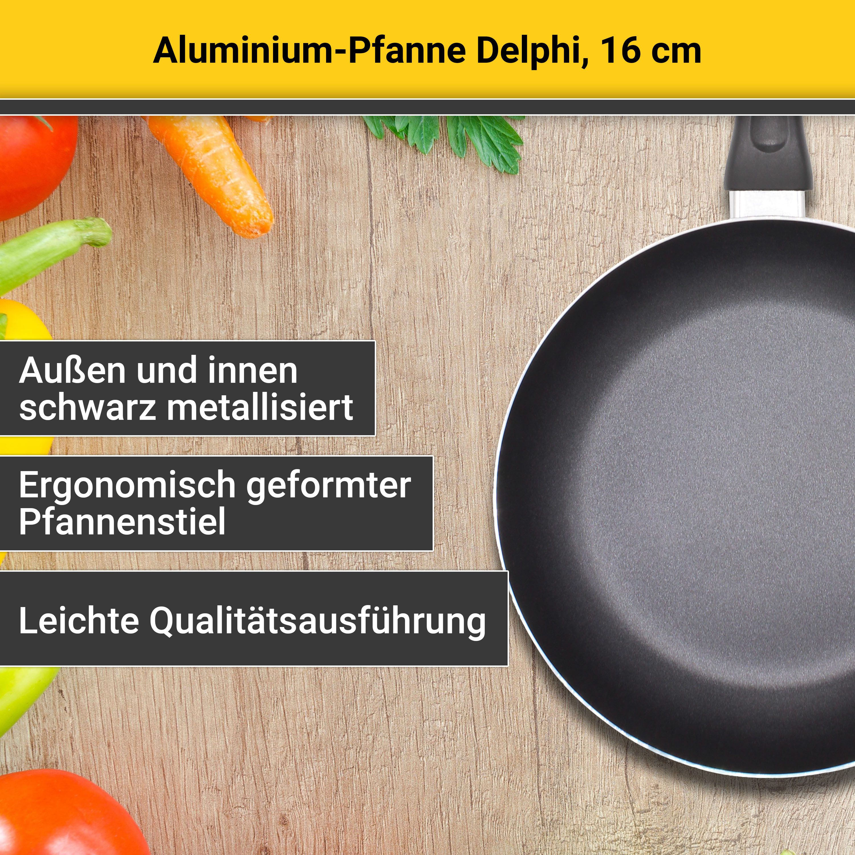 Krüger Bratpfanne Delphi, Aluminium (1-tlg)