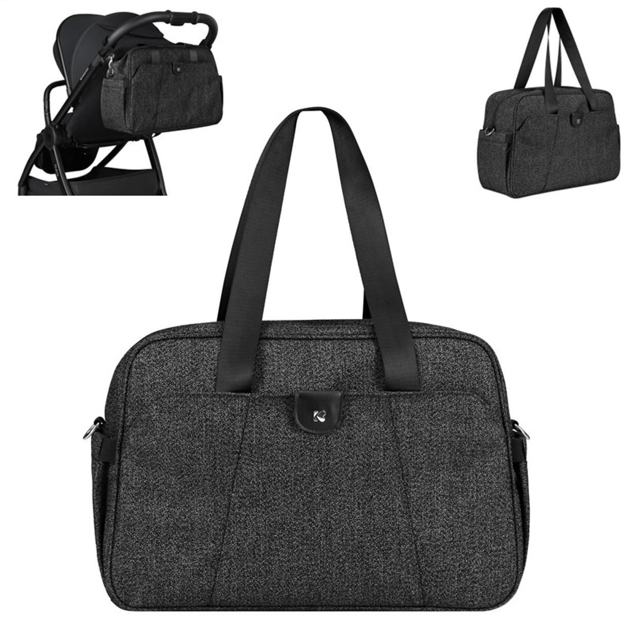 Kikkaboo Wickeltasche Wickeltasche Chelsea (1-tlg), mit Wickelunterlage, Seitentaschen, Thermofach