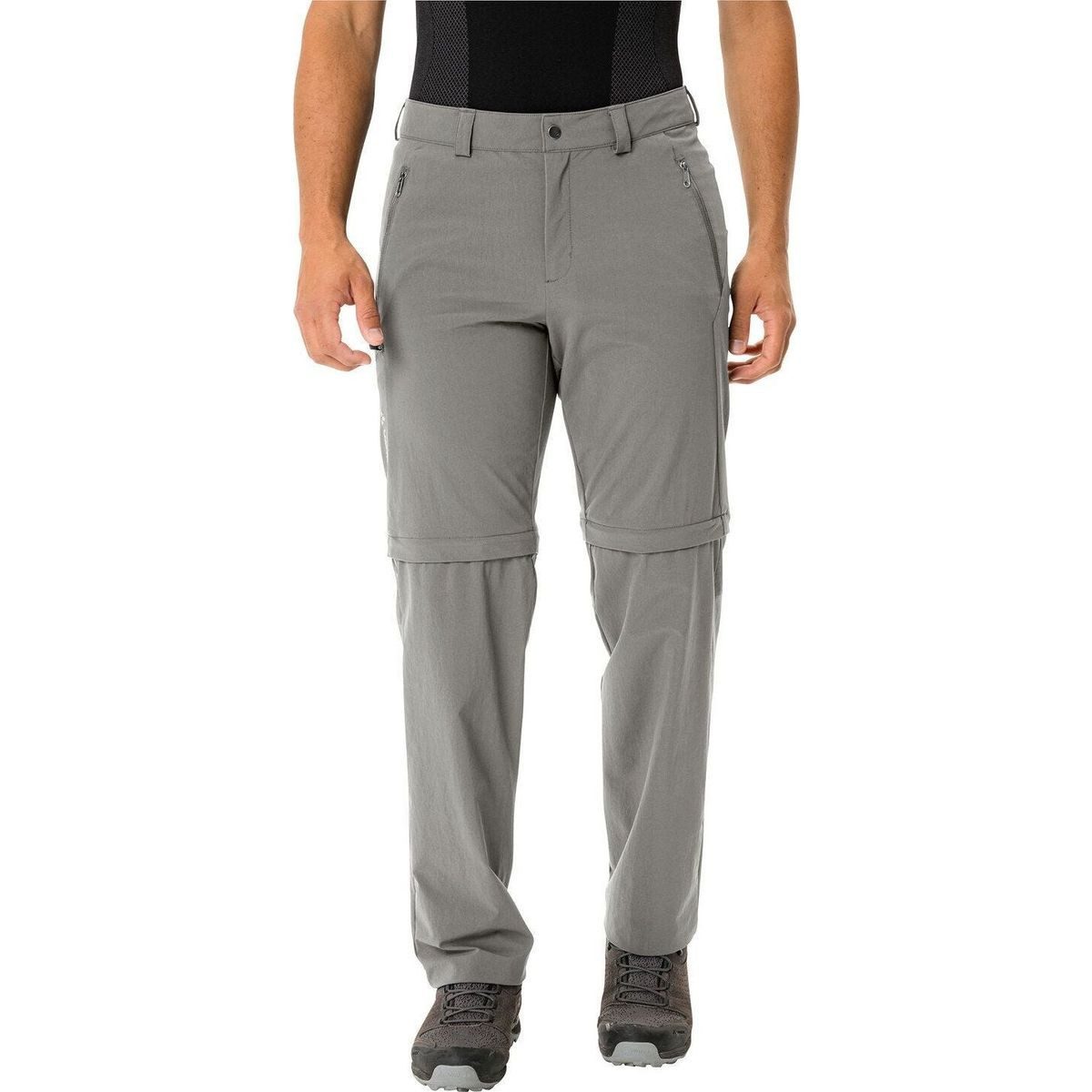 VAUDE Outdoorhose Men's Farley Stretch ZO Pants II Vielseitige Outdoor-Hose mit Abzippfunktion, wasserabweisend und