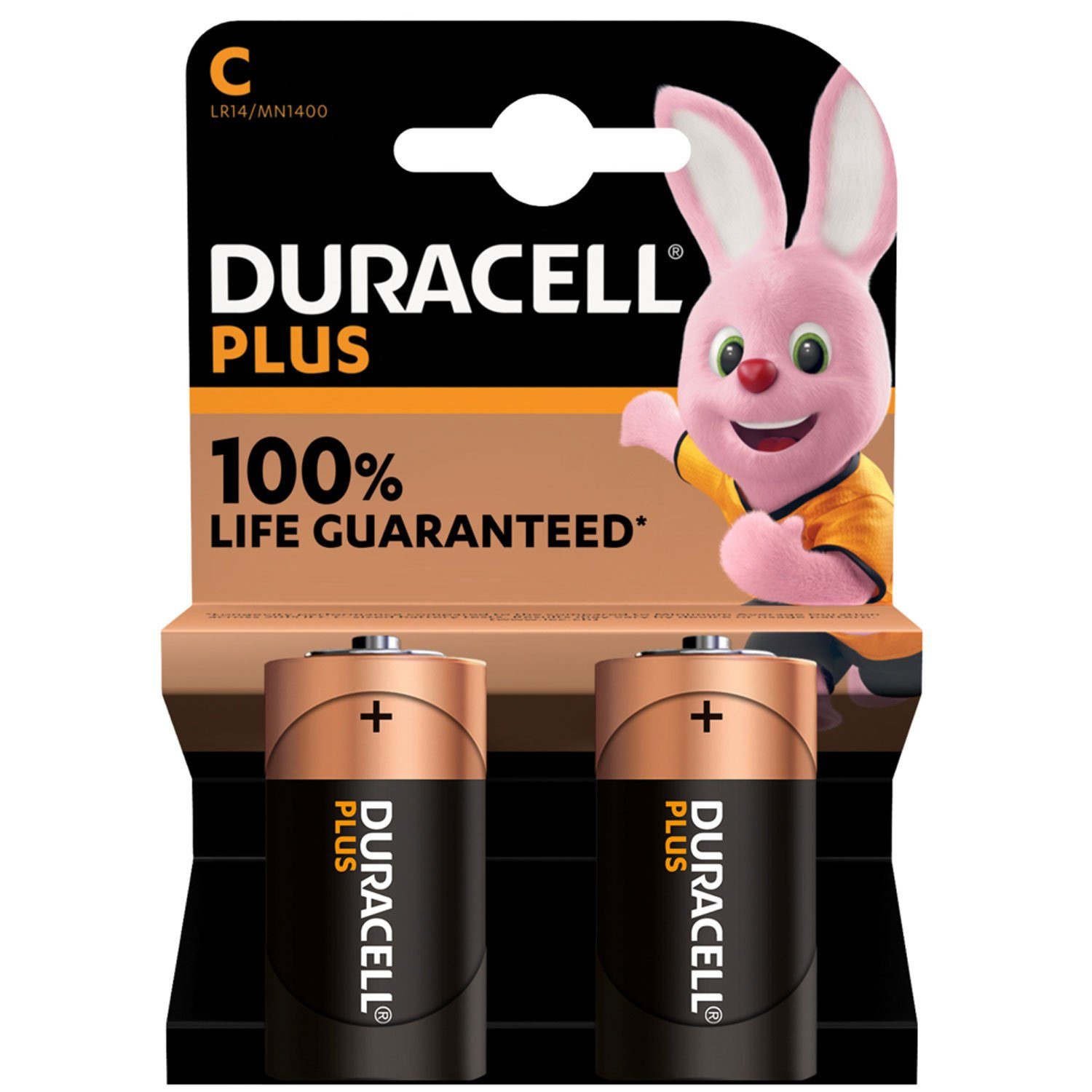 Duracell MN1400 Plus LR14 Batterie 2er Blister Batterie