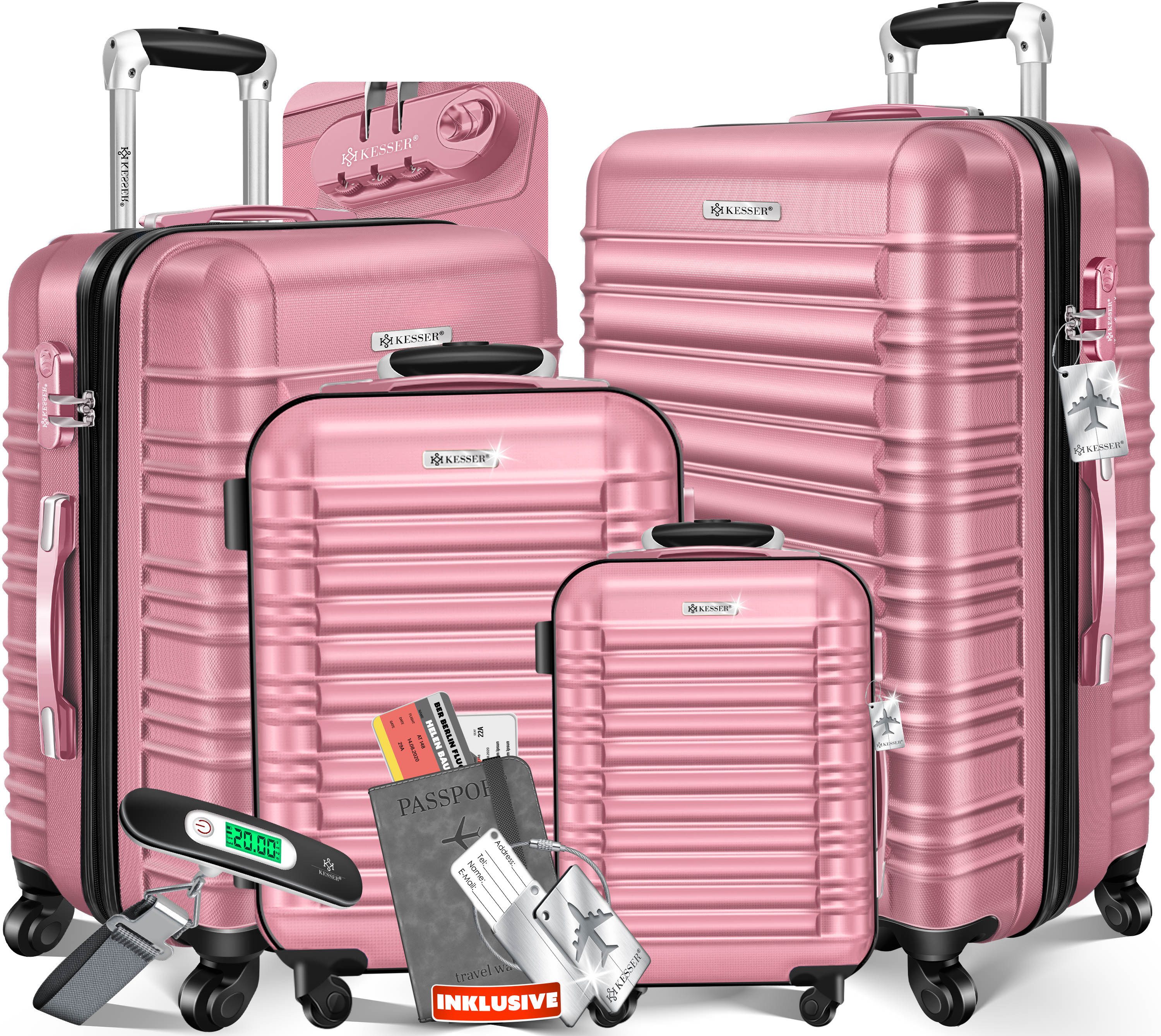 KESSER Kofferset, 4 Rollen, (4 tlg), 4tlg. Чемодан-кейсset Чемодан-кейс Reisekoffer Set