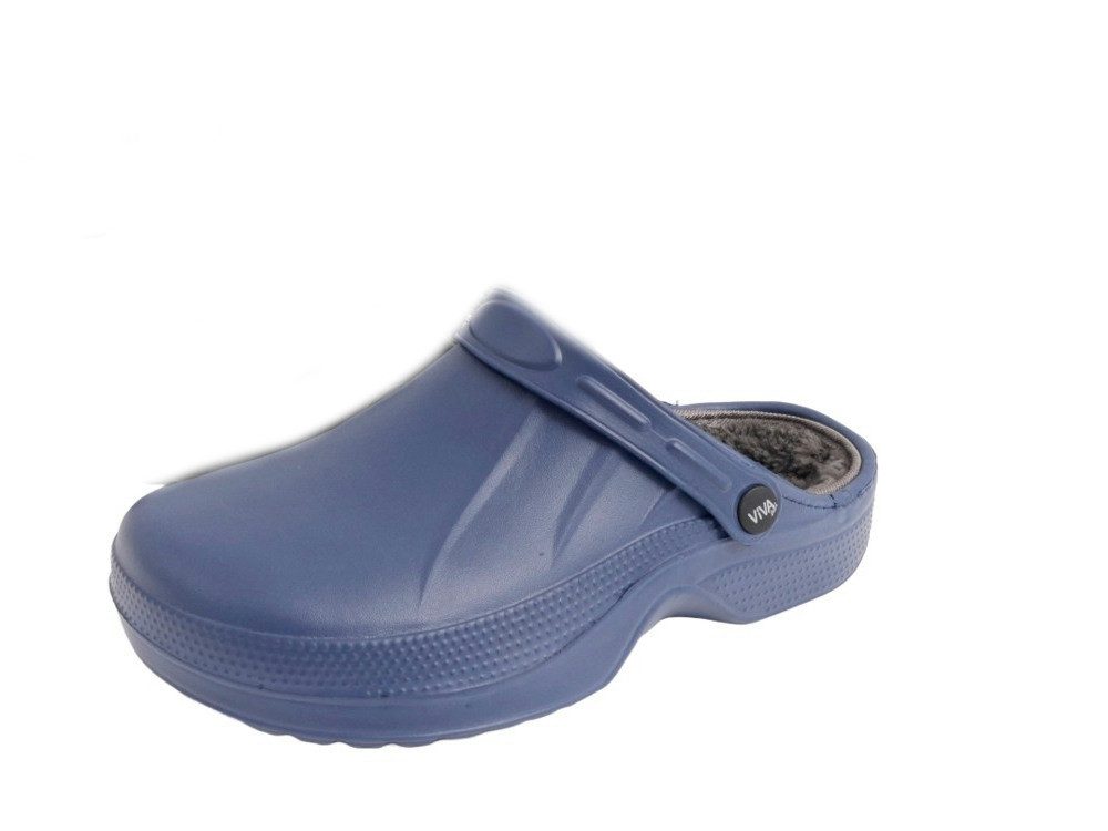 Warmfutter Herren Clogs Hausschuhe Gartenschuhe Berufschuhe Pantolette Clog