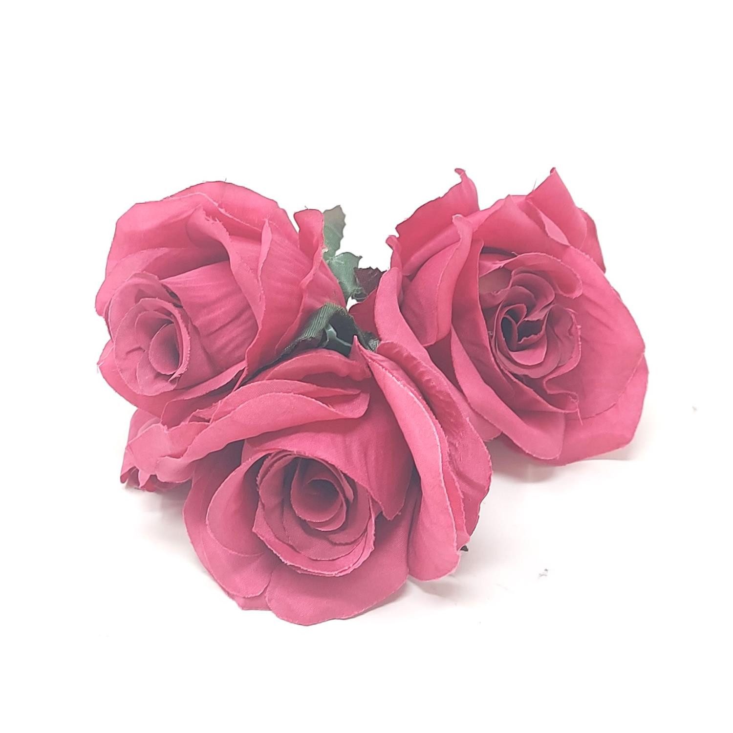 Kunstblume, CreaFlor Home, Höhe 8 cm, Höhe: 8cm, Farbe: Rot, Motiv: Rose