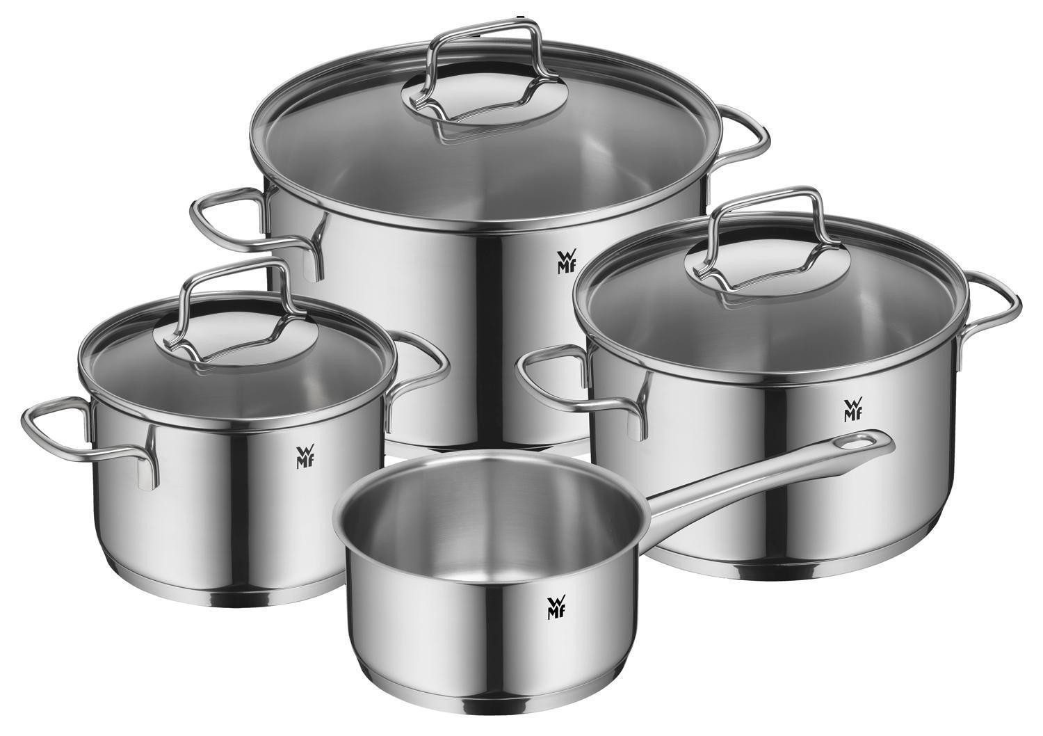 Topf-Set ASTORIA, 4-teilig, mit Glasdeckel