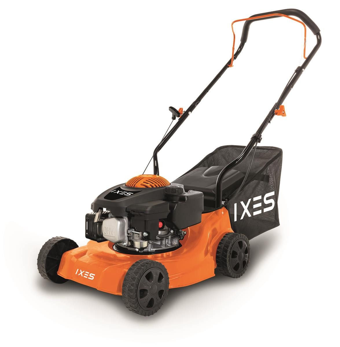 Scheppach Benzinrasenmäher IXES Benzin Rasenmäher IX-LM132P 3,3PS 40cm Schnittbreite, 40 cm Schnittbreite
