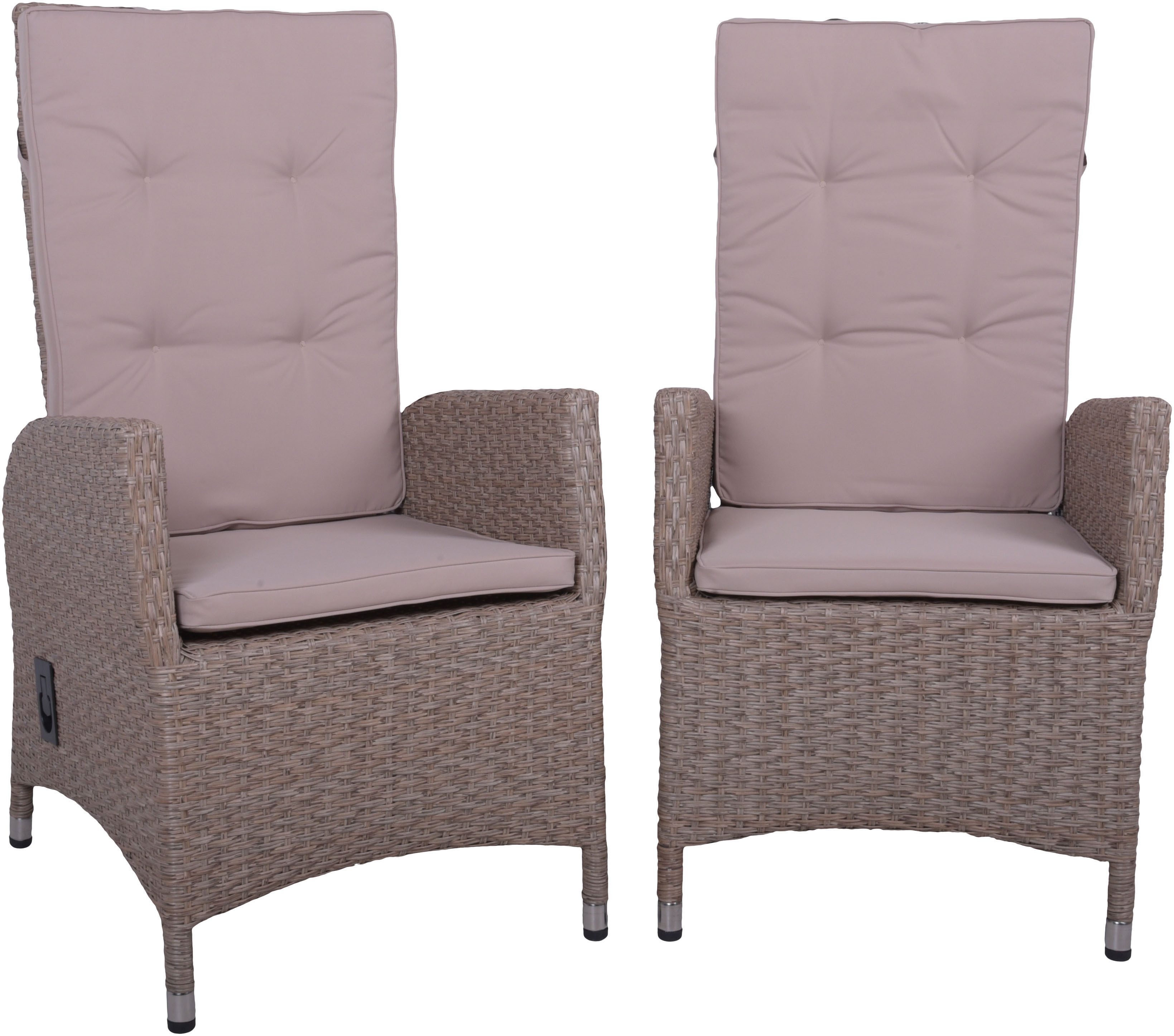 Garden Pleasure Armlehnstuhl BRAGA, 2er Set