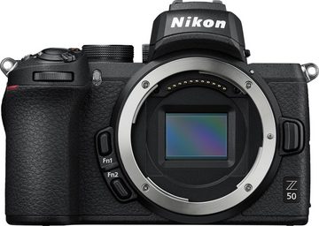 Nikon Z50 DX 16-50mm VR + DX 50-250mm Systemkamera (DX 16-50mm 1:3.5-6.3 VR, DX 50-250mm 1:4.5-6.3 VR, 20,9 MP, Bluetooth, WLAN (Wi-Fi)