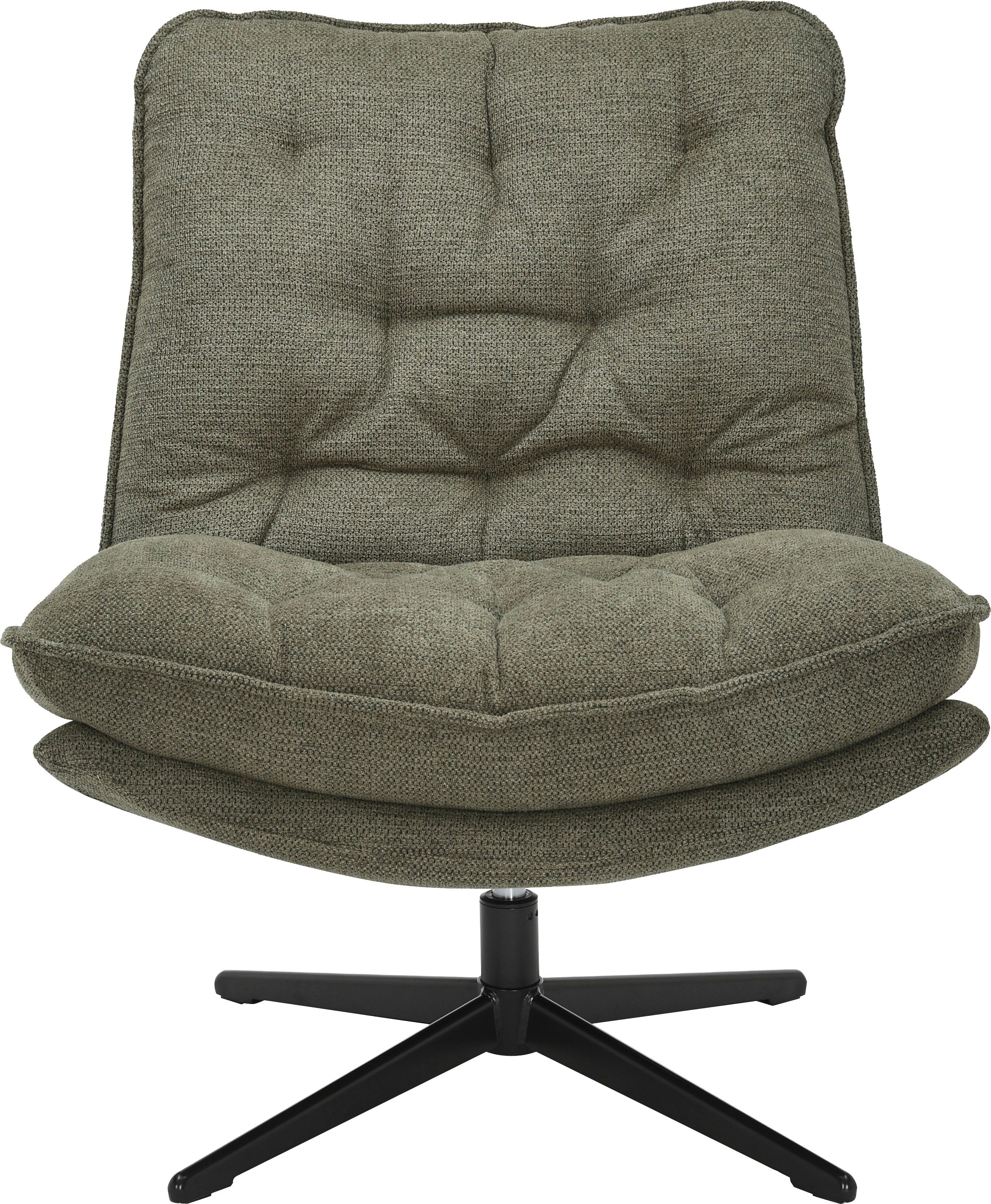 OTTO home Sessel LENII, Loungesessel im soften Webstoff, 360° Grad drehbar