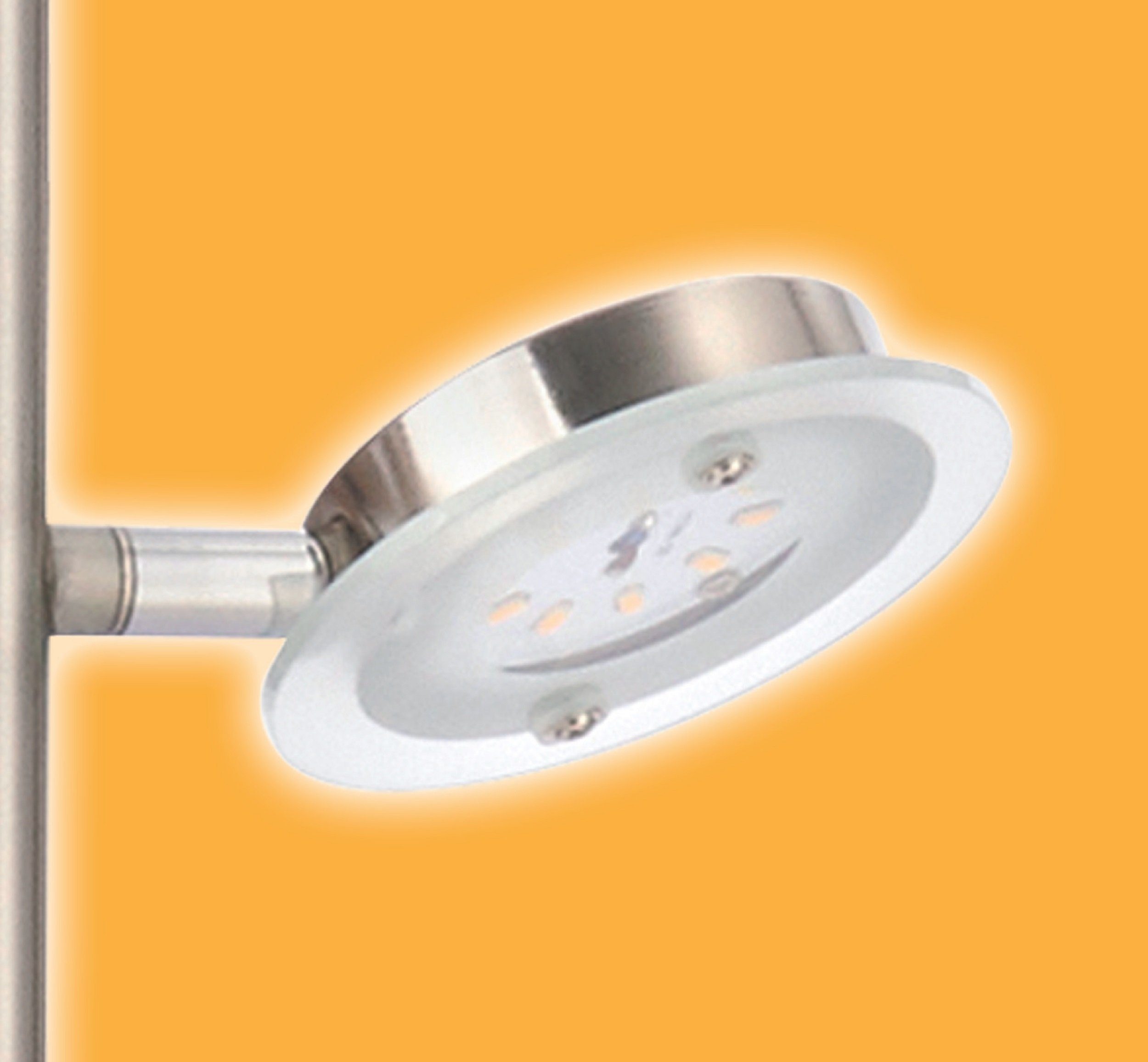 TRANGO LED Stehlampe, 3 Stufen dimmbar, 1519 LED Standlampe 3-flammig mit L günstig online kaufen