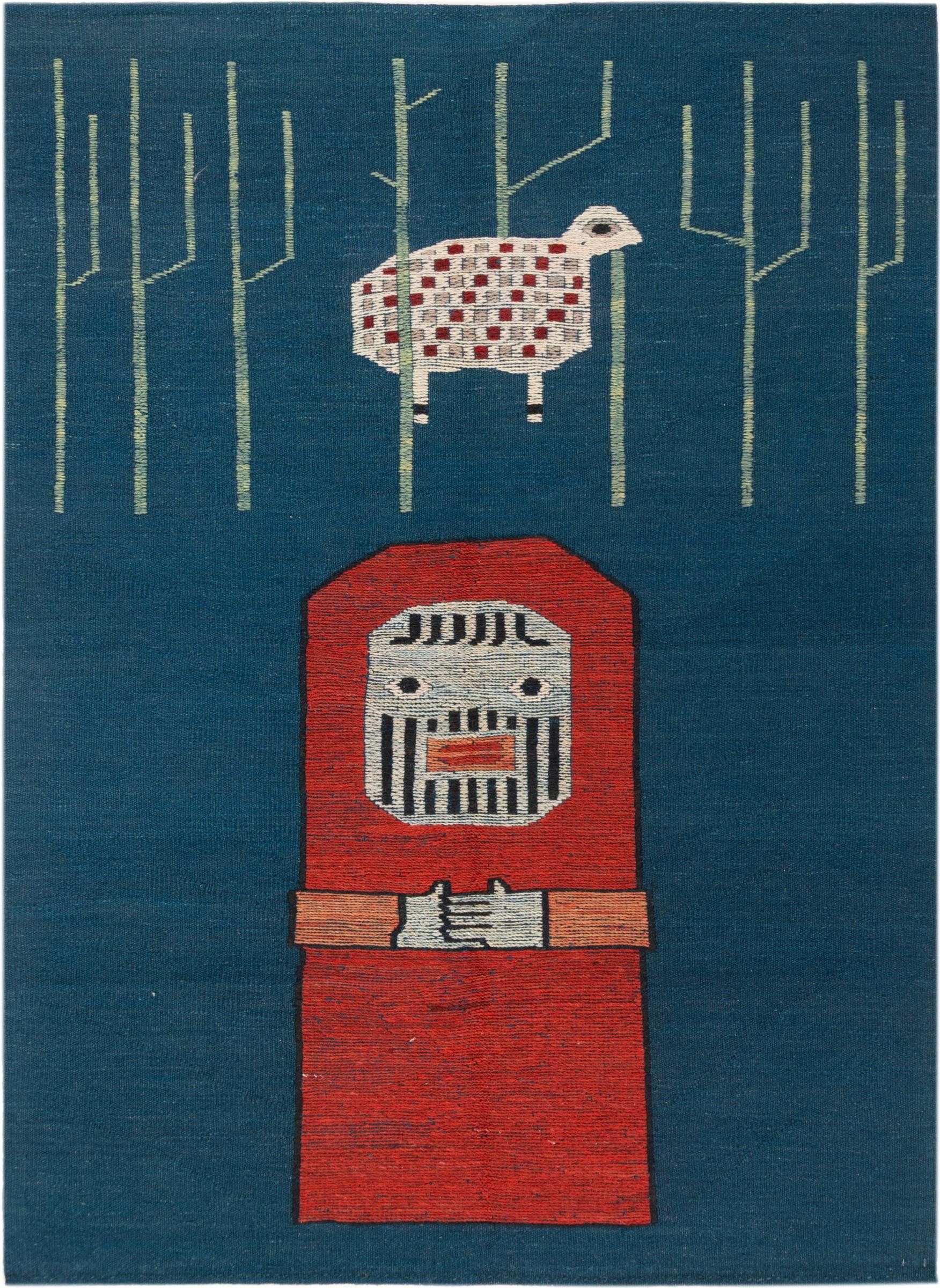 Nain Trading Designteppich Elysian Dream 128x173 Handgewebter Moderner Orientteppich, rechteckig, Höhe: 5 mm