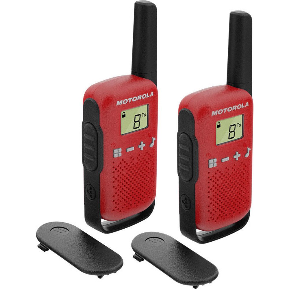 Motorola Solution Walkie Talkie Motorola Solutions TALKABOUT T42 rot PMR-Handfunkgerät 2er Set