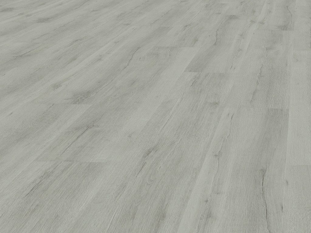 BASICfloor Vinylboden Vinylboden Eiche rustikal Weißgrau Landhausdiele