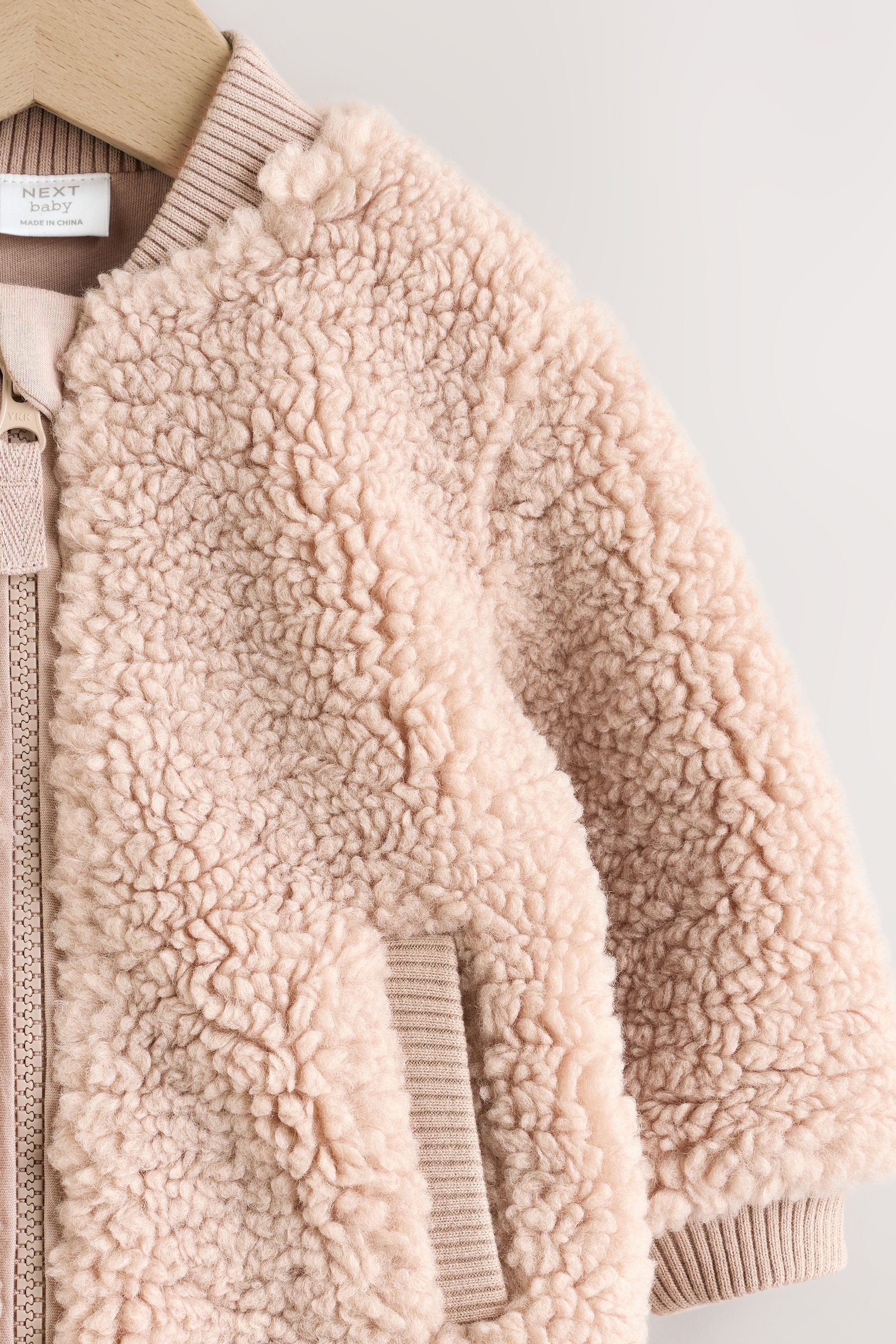 Next Fleecejacke Babyjacke mit Teddyfell (1-St) – Bild 3 von 5