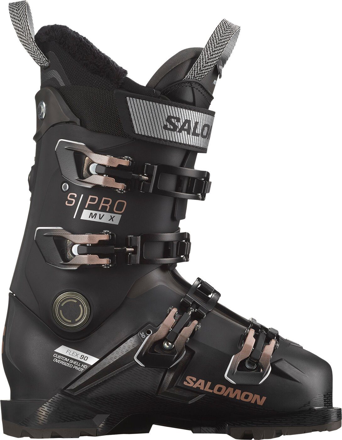 Salomon ALP. BOOTS S/PRO MV X90 W GW Bk/Bel BLACK/BELUGA/PINK GOLD MET Skischuh