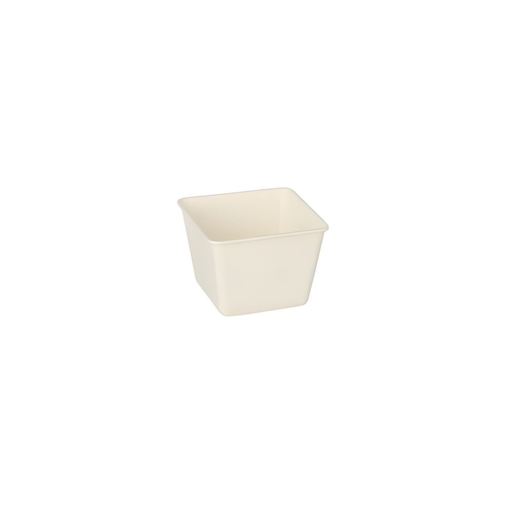 PAPSTAR Einwegschale 500 x Fingerfood - Zuckerrohr eckig 50 ml 3,8 x 4,6 x 4,6 cm weiss, Zuckerrohr