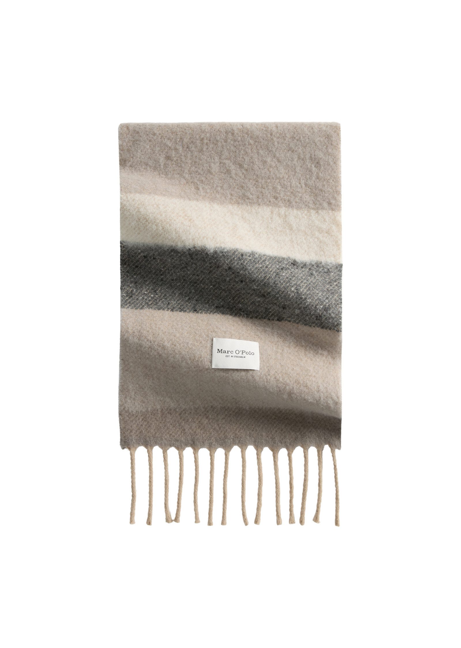 Marc O'Polo Wollschal aus Schurwolle-Alpakawolle-Mix