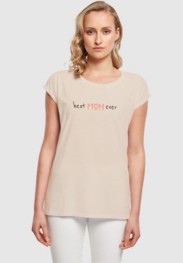 Merchcode T-Shirt Merchcode Damen Ladies Mothers Day - Best mom ever T-Shirt (1-tlg)