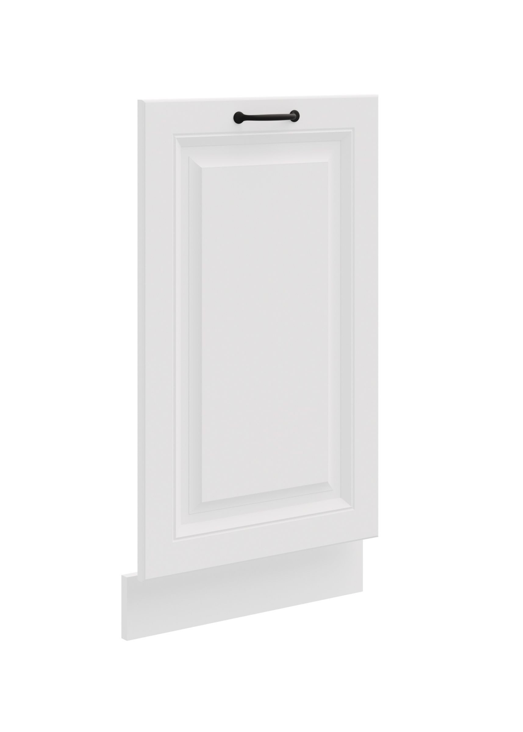 Küchen-Preisbombe Frontblende für vollintegrierten Geschirrspüler 45 cm Küche Stilo Weiß Einbauküche (Frontblende Geschirrspüler vollintegriert), Landhaus