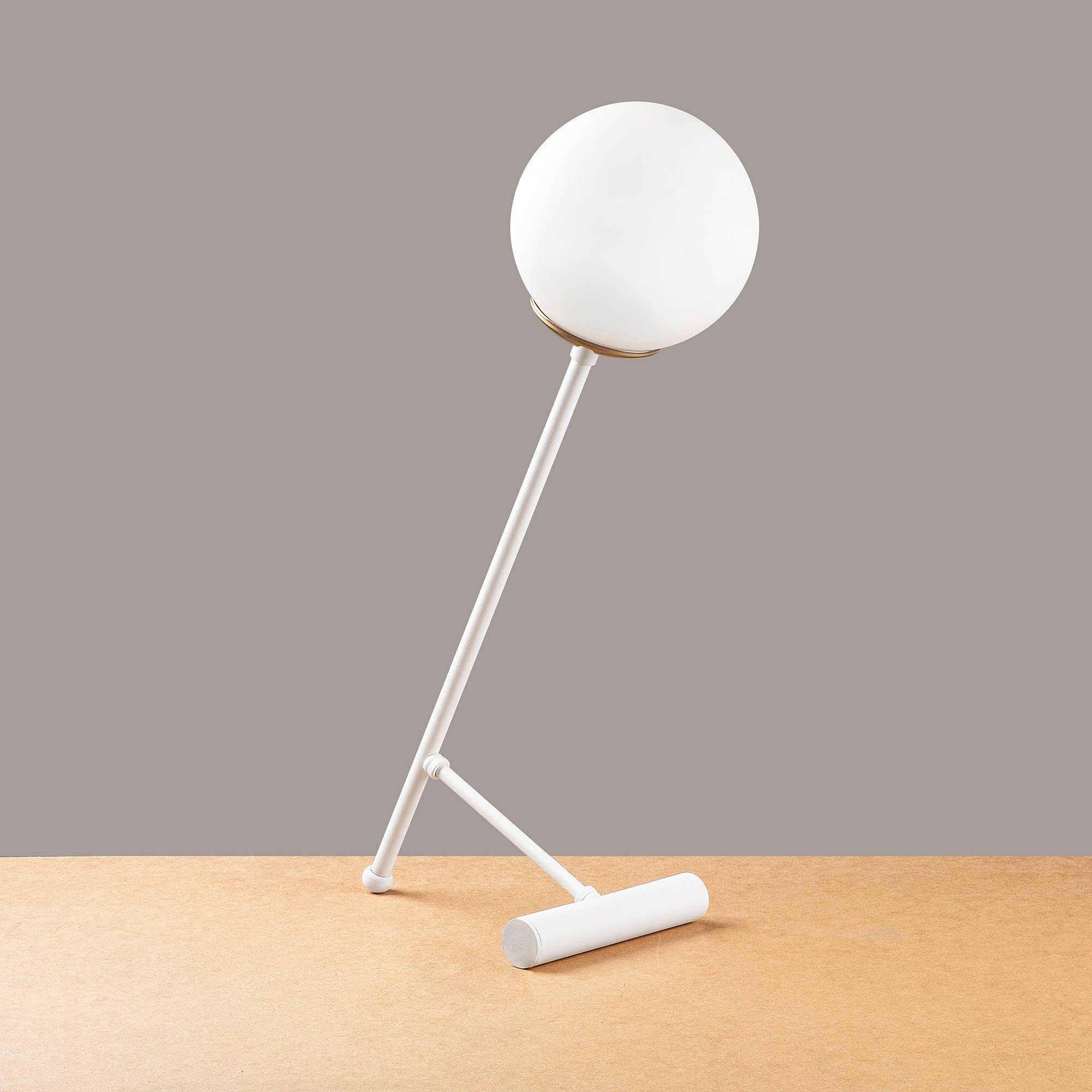 Opviq Schreibtischlampe Golf OPV, Weiß, x 30 STAHLKÖRPER 30 cm
