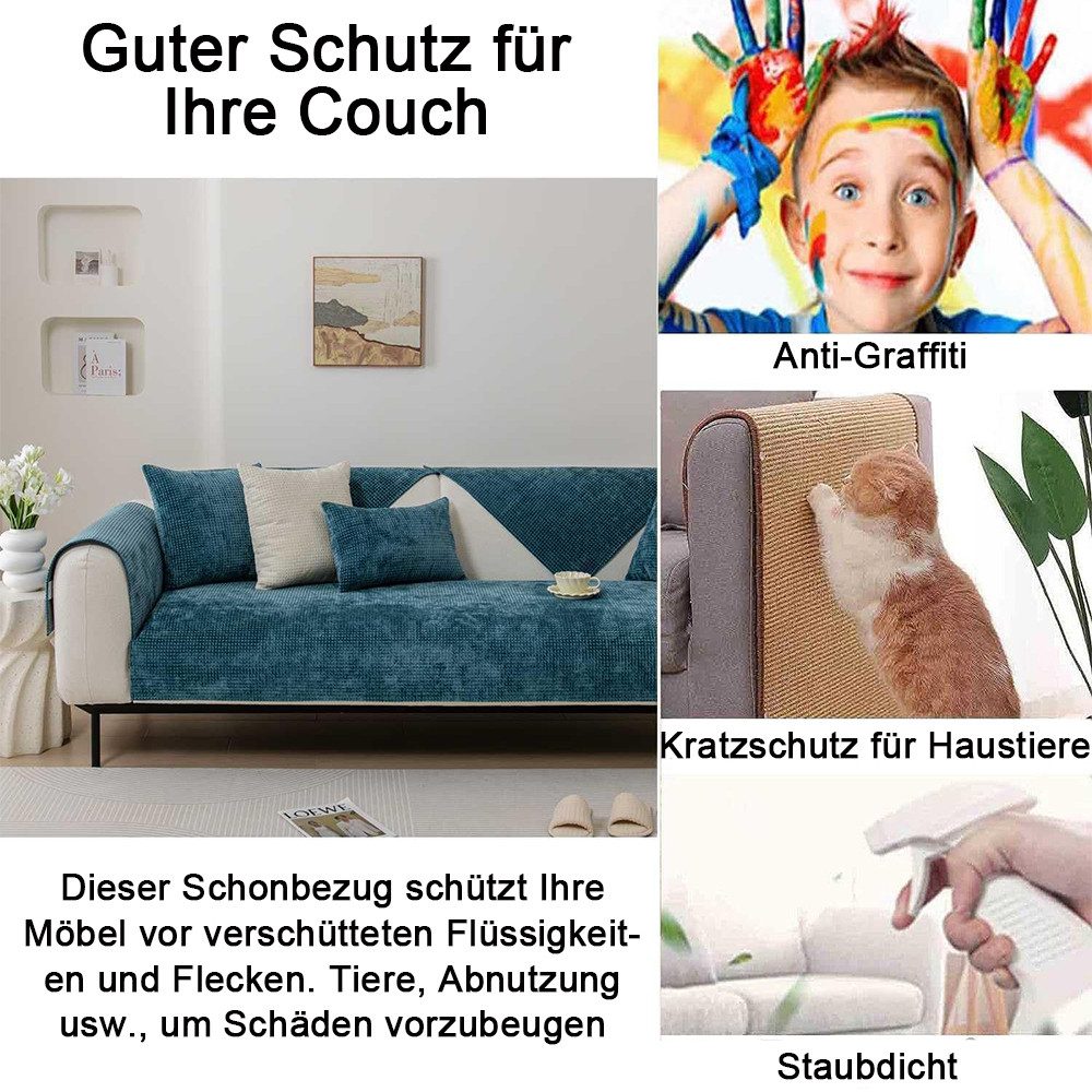TUWENA Sofabezug Sofabezug für 1/2/3/4 Sitze/L-förmiger Universal Sofabezug