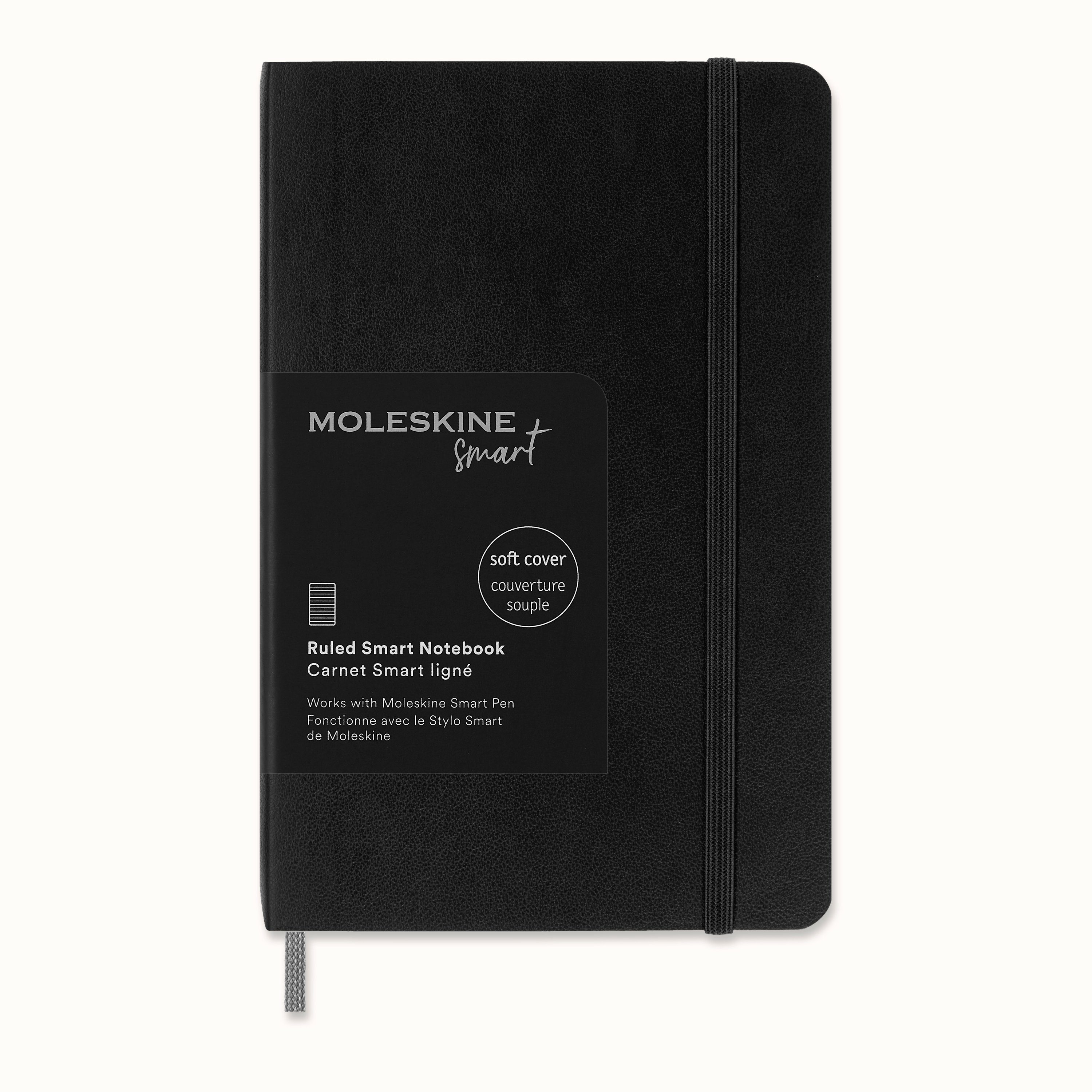 liniert, Einband MOLESKINE Weicher Smart A6, Notizbuch,