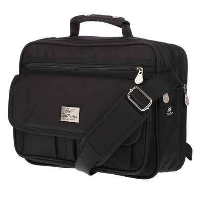 Christian Wippermann Businesstasche Christian Wippermann XL Umhängetasche Flugbegleiter, Herren Damen Tasche Messenger Arbeitstasche DIN A4