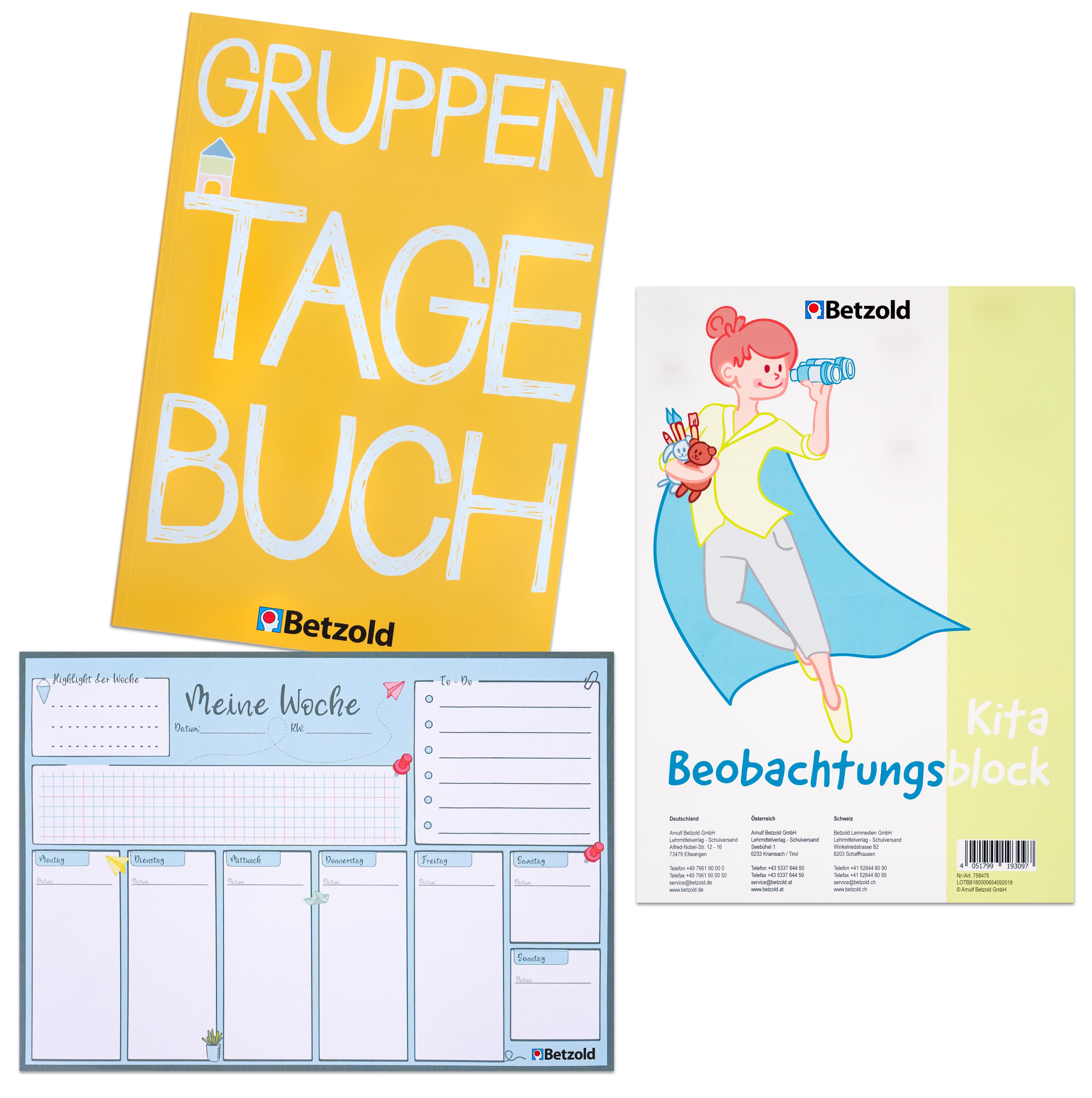 Betzold Jahresplaner Kita-Set „Planung und Beobachtung“
