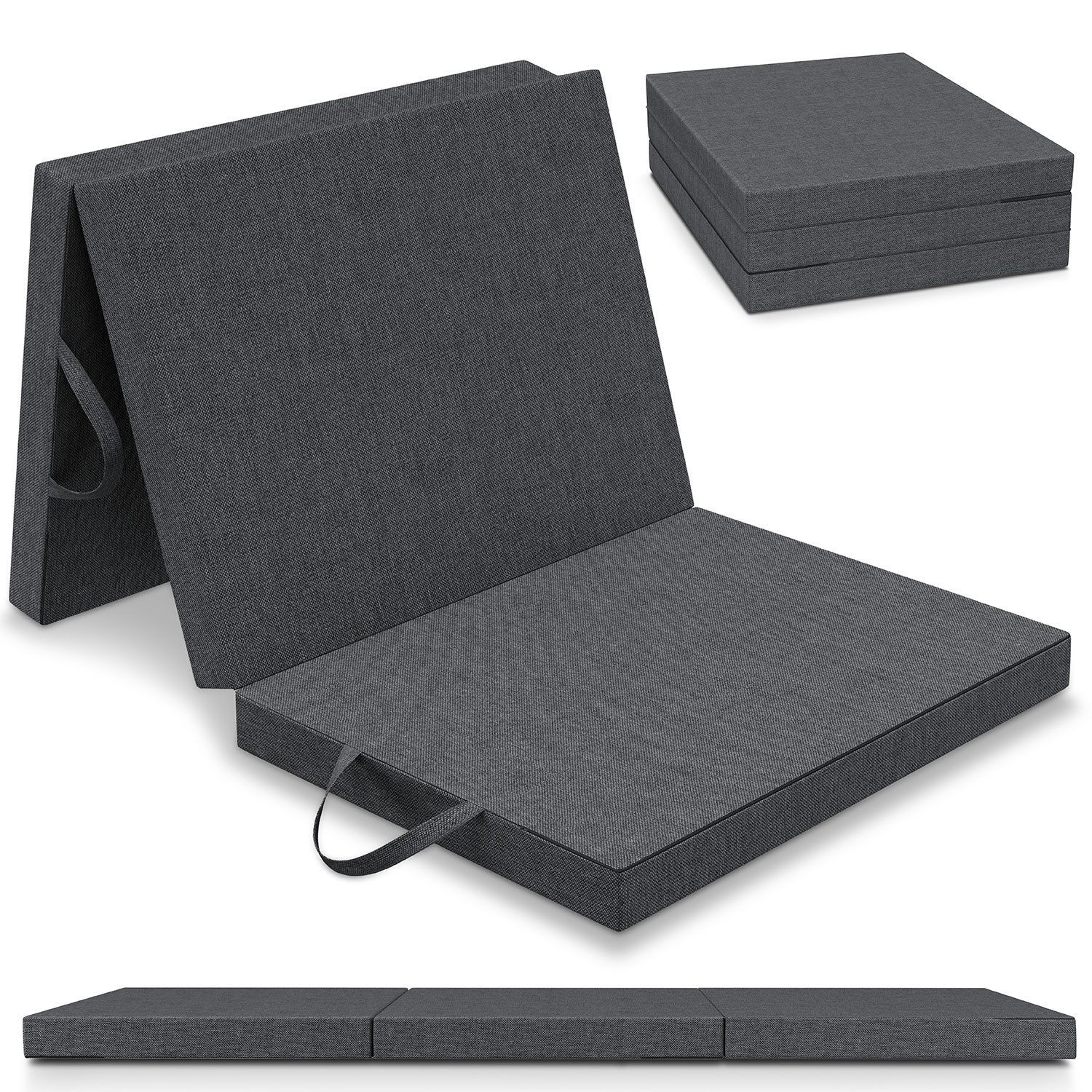 Klappmatratze 90x200 cm, 140x195cm, ELONEO, 8 günstig online kaufen