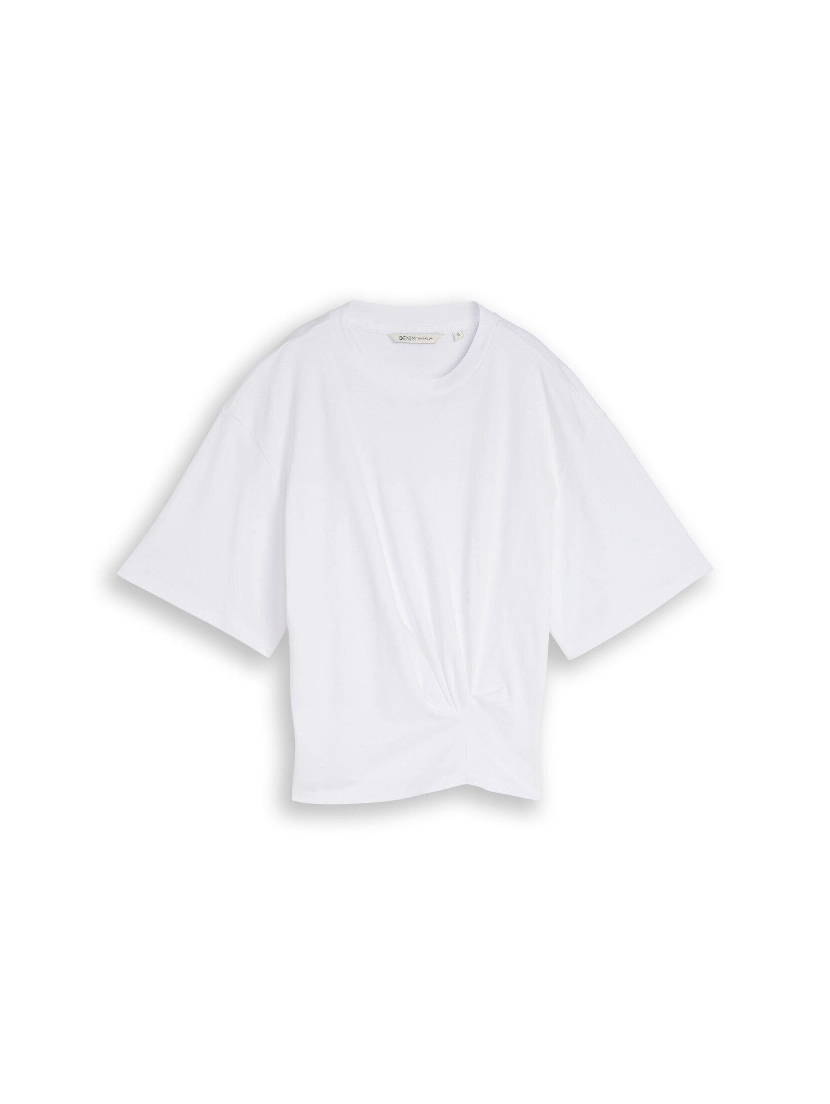 TOM TAILOR Denim T-Shirt T-Shirt T-Shirt mit Knotendetail günstig online kaufen