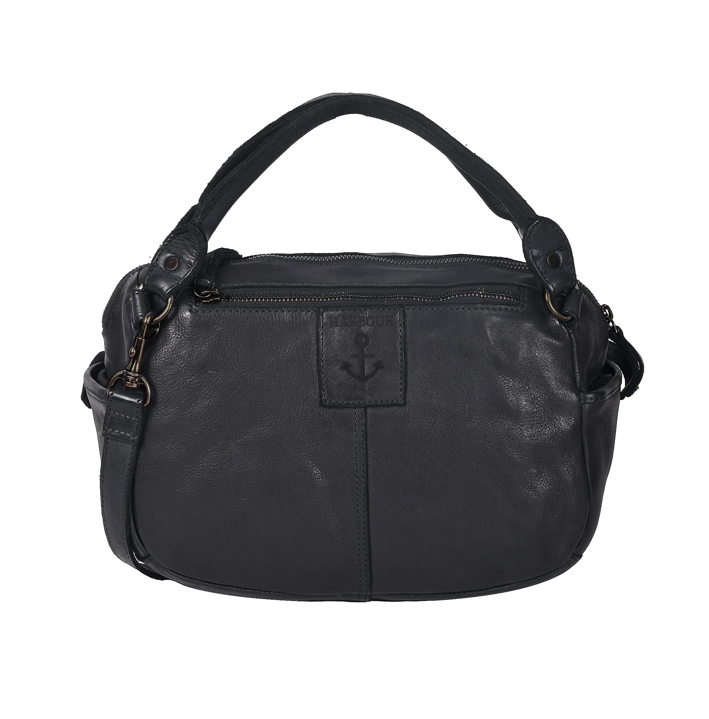 HARBOUR 2nd Handtasche Saphira, Damen Umhängetasche, Schultertasche mit Anker-Logoprägung