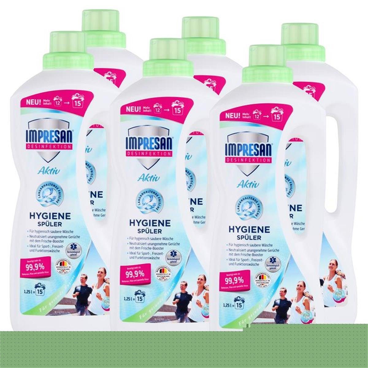 1,25L Impresan Aktiv Desinfektion Hygienespüler Sportwäsch Ideal - Spezialwaschmittel für IMPRESAN