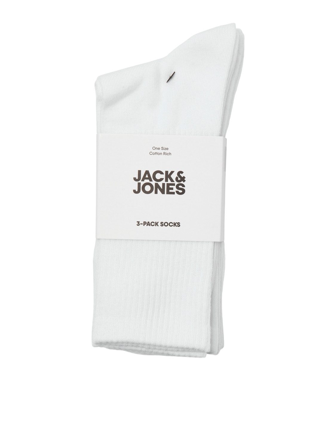 Jack & Jones Freizeitsocken JACCHARLES – Tennissocken im 3er-Pack mit Stretch-Komfort (Packung, 3-Paar) unifarben, casual