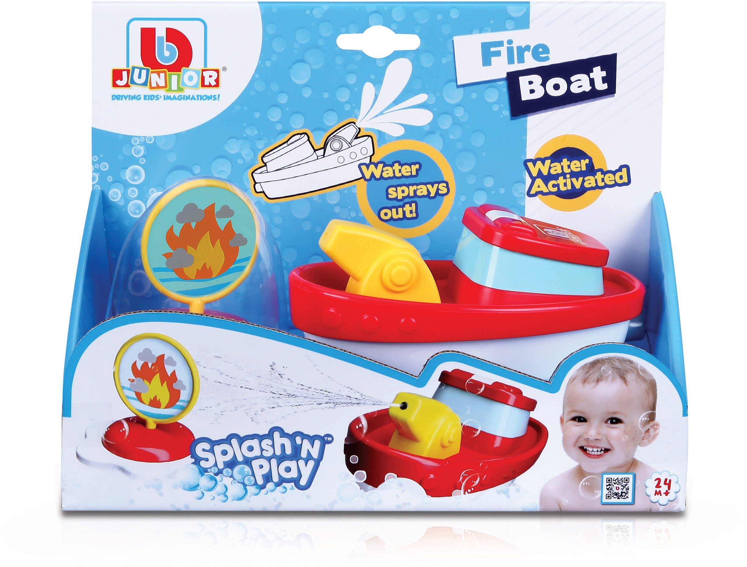 Image of bbJunior »Splash Fire Boat« Badespielzeug, mit Wassersprühfunktion