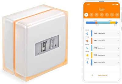Netatmo Heizkörperthermostat Intelligenter energieeffizienter Smart Thermostat für Heizkessel NTH01