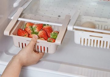 BAYLI Regal 4er Pack Universal Kühlschrank Organizer Eierbehälter für Kühlschrank
